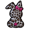 22mm Cute Leopard Bunny Silicone Bead