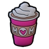 34mm Cute Mom's Coffee Silicone Focal Bead
