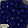 20mm Admiral Blue Acrylic Bubblegum Beads