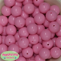 20mm Baby Pink Acrylic Bubblegum Beads Bulk