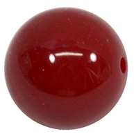 20mm Burgundy Acrylic Bubblegum Beads