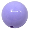 20mm Light Lavender Acrylic Bubblegum Beads