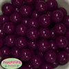 20mm Maroon Acrylic Bubblegum Beads