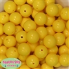 20mm Mickey Yellow Acrylic Bubblegum Beads Bulk