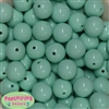 20mm Mint Acrylic Bubblegum Beads Bulk