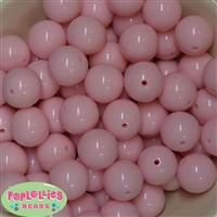 20mm Pale Pink Acrylic Bubblegum Beads