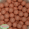 20mm Peach Acrylic Bubblegum Beads