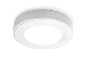 Trim ring for Atom LED Puck Light - White finish