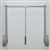 Tallman Side Mount Wardrobe Lift (31-1/2" - 46-3/8") 33lb Capacity - Grey