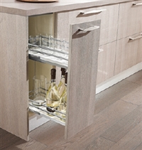 Two Tiered Pull-Out Organizer with Soft-Close