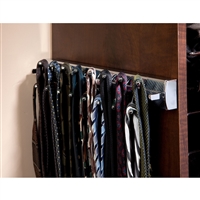 Sliding and Pivoting Tie Rack