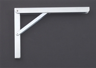 Wall Mount 4 Position Folding Spring Shelf Support (90Â°, 80Â°, 70Â° & Closed) - Zinc