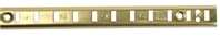 255 Recessed Aluminum Standard - Brass