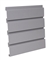 12" X 8' PVC HandiWALL Slatwall Panel -  Grey