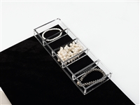 Jewelry Organizer 11 5/8" x 4 1/4" - Clear Acrylic