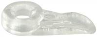 Flush Panel Clip 1"  - Clear