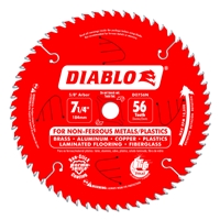 Freud Diablo 7 1/4" x 56 TCG x 5/8" Non-Ferrous Metal and Plastic Cutting Saw Blade