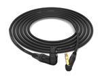 90&deg; Right-Angle XLR-Female to 90&deg; Right-Angle 1/4" TRS Cable | Made from Gotham GAC-4/1 & Neutrik Gold Connectors