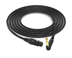 Straight XLR-Female to 90&deg; Right-Angle 1/4" TRS Cable | Made from Gotham GAC-4/1 & Neutrik Gold Connectors