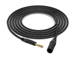 Straight 1/4" TRS to Straight XLR-Male Cable | Made from Grimm TPR & Neutrik Gold Connectors