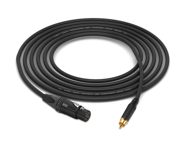 XLR-Female to RCA Cable | Made from Grimm TPR & Amphenol Gold & Neutrik Gold Connectors