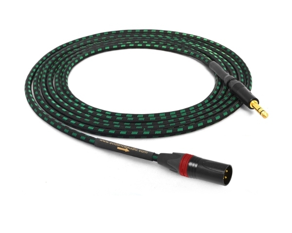 1/4" TRS to XLR-Male Cable | Made from Evidence Audio Lyric HG & Neutrik Gold Connectors