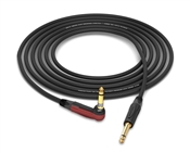 Rush Order Mogami 2524 Cable | Neutrik Gold 90° Right-Angle Silent 1/4" TS Connector