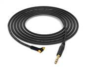 90&deg; RCA to 1/4" TRS Cable | Made from Mogami 2534 Quad Cable, Neutrik & Switchcraft Gold Connectors