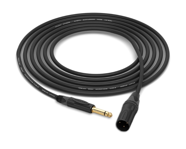 1/4" TS to XLR-Male Cable | Made from Mogami 2534 Quad Cable & Neutrik Gold Connectors