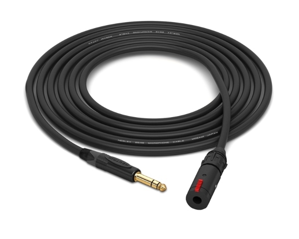 1/4" TRS Headphone Extension Cable | Made from Mogami 2549 & Neutrik Connectors