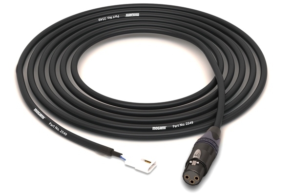 XLR-Female to Elco E3 Cable | Made from Mogami 2549 & Elco E3 & Neutrik Gold Connectors