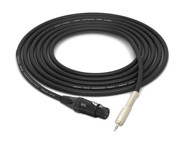 XLR-Female to 1/8" Mini TRS Cable | Made from Mogami 2549 & Neutrik Gold & Canare Connectors