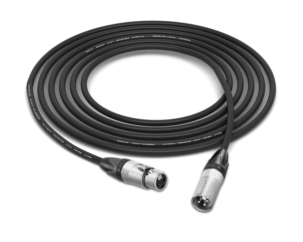 XLR-Female to XLR-Male Cable | Made from Mogami 2552 & Neutrik Nickel Connectors