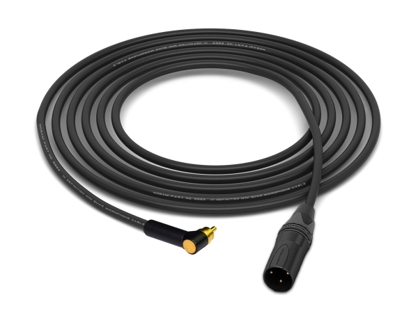 90&deg; RCA to XLR-Male Cable | Made from Mogami Mini-Quad 2893 & Neutrik Connectors