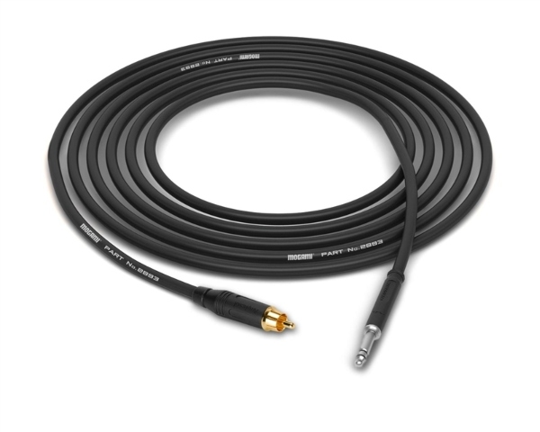 RCA to TT Cable | Made from Mogami Mini-Quad 2893 & Neutrik & Amphenol Connectors