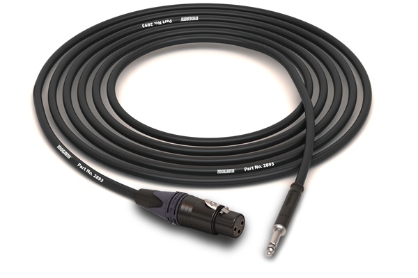 XLR-Female to TT Cable | Made from Mogami Mini-Quad 2893 & Neutrik Connectors