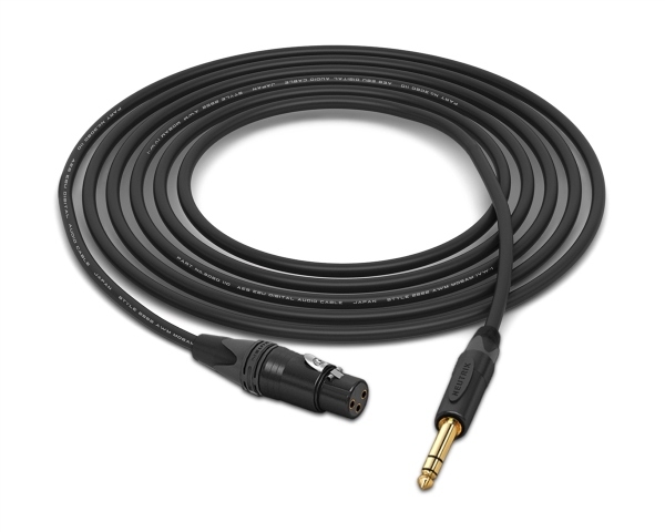 XLR-Female to 1/4" TRS Cable | Made from Mogami 3080 & Neutrik Gold Connectors