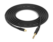 Female RCA to 1/4" TS Cable  | Made from Canare Quad L-4E6S, Neutrik & Amphenol Gold Connectors