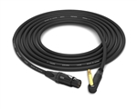 Canare Quad L-4E6S Cable with Neutrik Gold | Straight XLR-Female to Unbalanced 90&deg; Right-Angle 1/4" TS