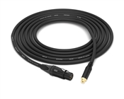 XLR Female to Female RCA Cable | Made from Canare Quad L-4E6S, Neutrik Gold & Amphenol Gold Connectors