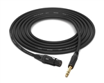 XLR-Female to 1/4" TRS Cable | Made from Canare Quad L-4E6S & Neutrik Gold Connectors