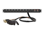 12-Channel Studio Rack Panel | Made from Mogami 2933 & Neutrik Gold Connectors