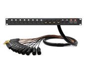 16-Channel Studio Rack Panel | Made from Mogami 2934 & Neutrik Gold Connectors