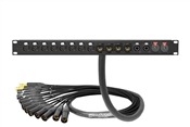 Rush Order 16-Channel Studio Rack Panel | Premium Finish | Made from Mogami 2934 & Neutrik Gold Connectors