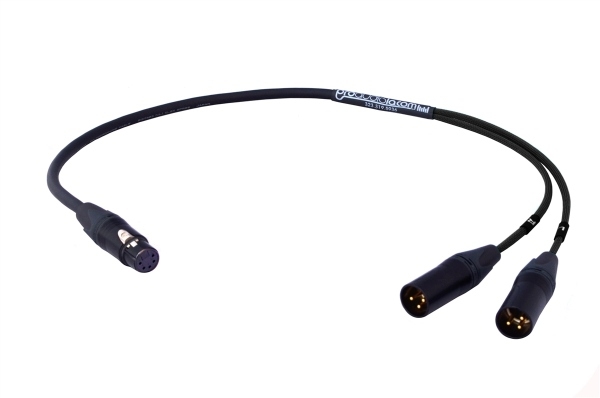 Universal Audio LX or DLX Stereo Microphone Cable |  5-Pin XLR-Female to Dual 3-Pin XLR-Male | Made from Mogami 2930 & Neutrik Gold Connectors