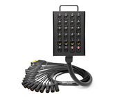 24-Channel Studio Wall Box / Stage Box | Made from Mogami 2936 & Neutrik Gold Connectors | Premium Finish