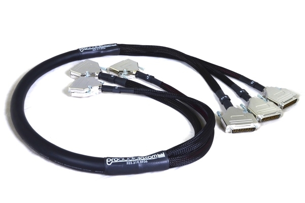 Analog Triple DB25 to Triple DB25 Snake Cable | Made from Mogami 2936 & Gold Contacts | Premium Finish