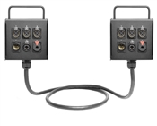 Dual 6-Channel Studio Wall Box / Stage Box | Made from Mogami 2932 & Neutrik Gold Connectors
