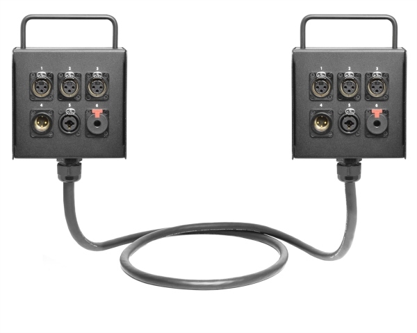 Dual 6-Channel Studio Wall Box / Stage Box | Made from Mogami 2932 & Neutrik Gold Connectors