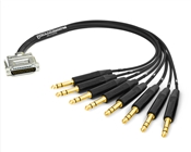 Analog DB25 to 1/4" TRS Snake Cable | Made from Grimm TRP8 & Neutrik Gold Connectors | Premium Finish